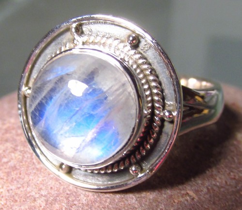925 silver round - , cabochon