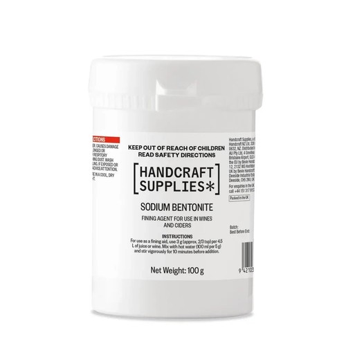 Sodium bentonite for - wine, and