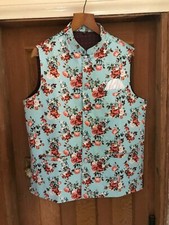 FLORAL PATTERN  INDIAN WEDDING WAISTCOAT,SIZE 44.DARZI STYLE