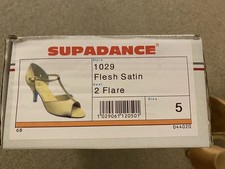 SupaDance Flesh Satin Shoes Size 5