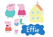 Personalised Peppa Pig Themed