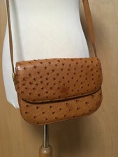 vintage ostrich skin leather