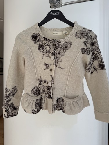 Sleeping snow beige wool - on,