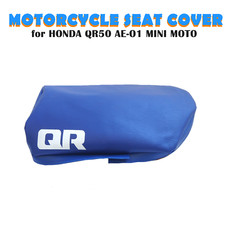MOTORCYCLE SEAT COVER HONDA QR50 AE-01 MINI MOTO IN BLUE