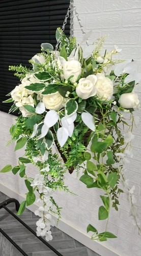Large white and cream
