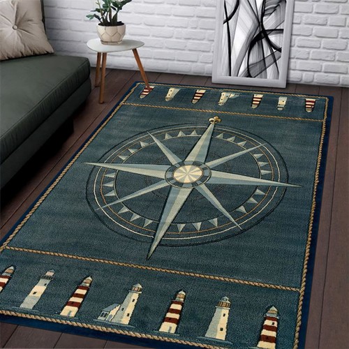 Nautical compass rug sailor - nautical, rug,sailor