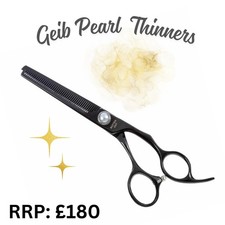 Pearl Dog Grooming Thinner Scissor 46 tooth - Geib Black BY PROFESSIONALS 