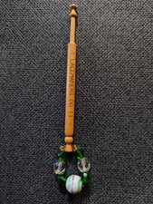 Antique Wood Lace Bobbin ~~ LACEMAKERS DO IT ON PILLOWS