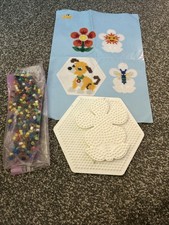 Hama Bead Boards Flower And Hexagon With Some Spare Beads