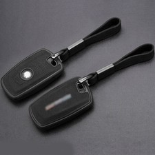 Suede Leather+TPU Car Key Fob