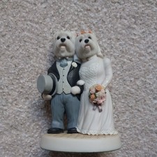 ROBERT HARROP  - WEST HIGHLAND TERRIER PAIR - WHITE WEDDING GC04. BOXED