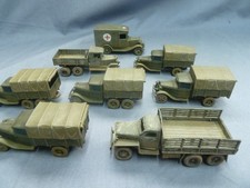 8x WW2 Soviet Trucks & Transports.  20mm  1/72. Painted.