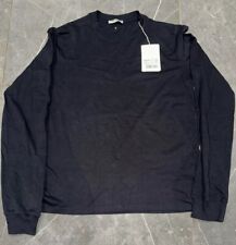 Brand New Men’s Valentino Long Sleeve T-shirt Size Medium Black Plain