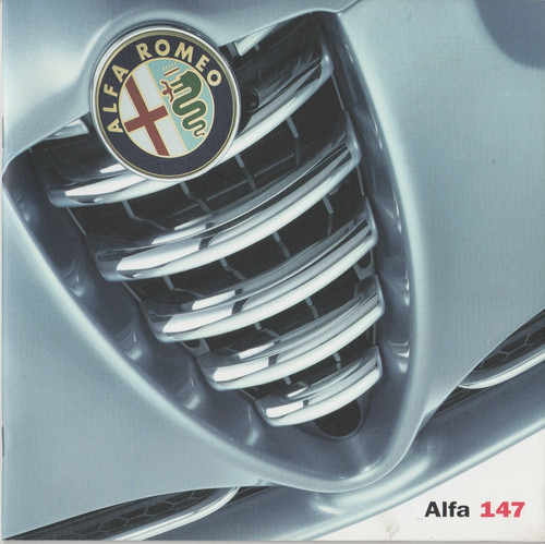 Brochure alfa romeo 147 - alfa, 2001