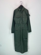 Zara Khaki Utility Dress Long