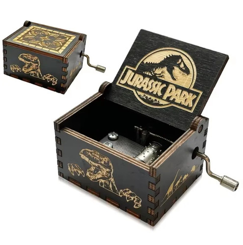 Wooden hand crank black - hand, queen
