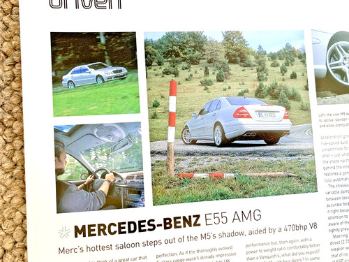 Mercedes e55 amg launch - amg,