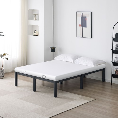 Toolless metal bed frame - metal, build