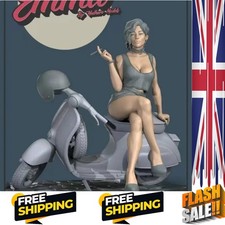 Motorcycle Girl 1/24 Scale