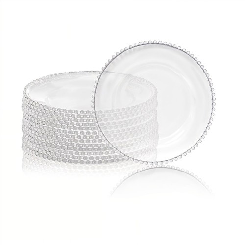 Glass charger plates - 13",