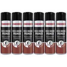 6 x Simoniz Red Oxide Primer