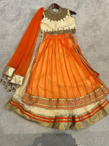 Girls bollywood style orange - bollywood,