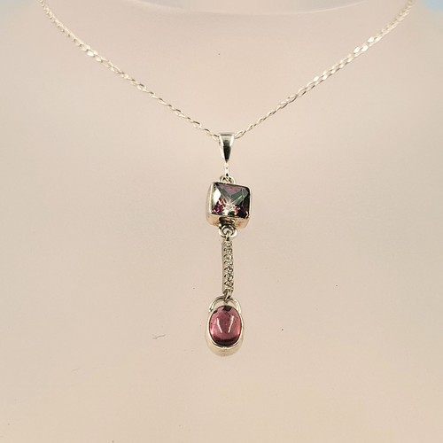 Topaz tourmaline silver - &,