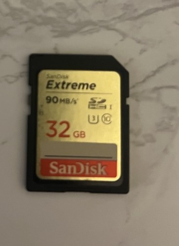Sandisk extreme 32gb sdhc - 32gb,