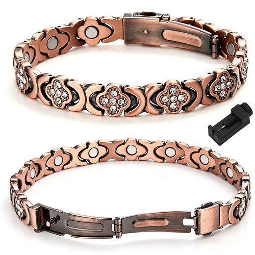 Pure copper magnetic bracelet - magnetic,