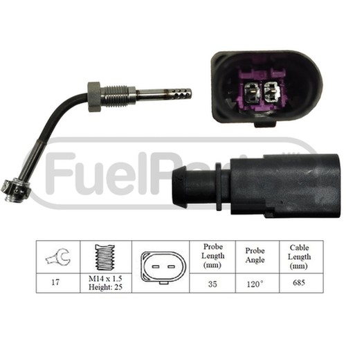 Exhaust temperature sensor - exhaust,