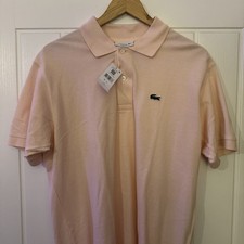 Lacoste Men's Pink  Polo Shirt
