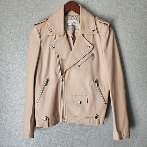 Red valentino pleated leather - valentino,