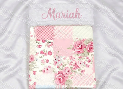 Patchwork quilt baby girl - patchwork,