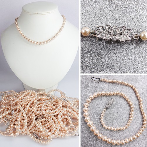 Unworn vintage faux pearl - faux,