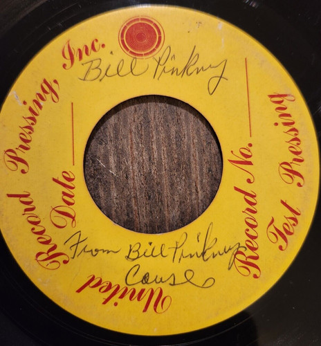 Bill pinkney test pressing - test, 45