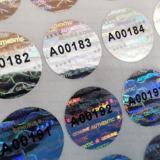 Tamper Proof Stickers 'Genuine