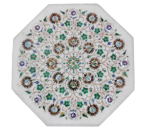 White marble side - white,