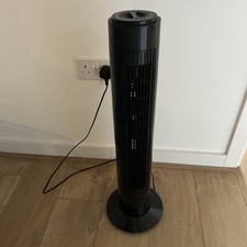 Black Tower Fan - Oscillating