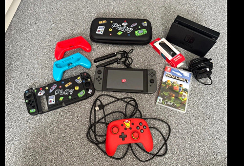 Nintendo switch black console - black,