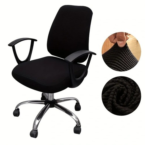 Office split chair cover - office,