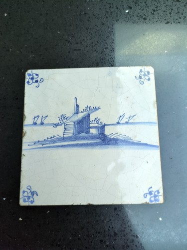 Antique dutch blue and white - and,