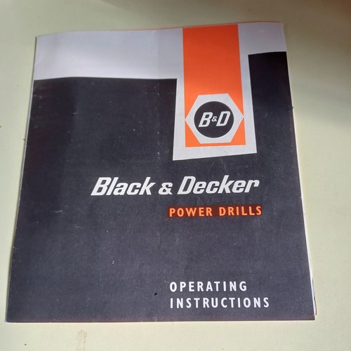 Black and decker - decker, drill