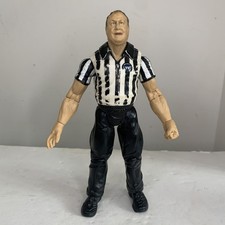 WWE Referee Earl Hebner Wrestling Figure-Titan Tron Live Series-JAKKS-Legend Ref