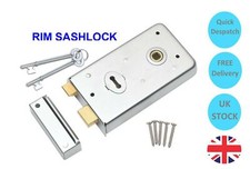 Rim Sash Lock Narrow 140x 75mm