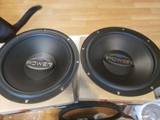 (2) JENSEN POWER JPW124 12"  Subwoofers 8-ohm Car Audio  ONLY 1 RUBBER RING New