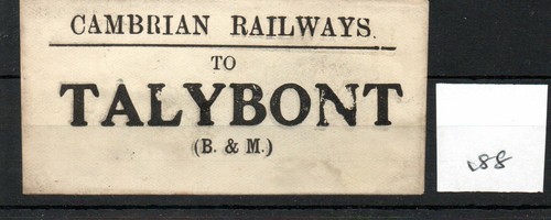 Cambrian railways luggage - cambrian, cr