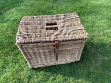 Vintage Large Wicker Fishing Basket/Seat