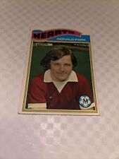 Donald Park Hearts  Fc #36..A&BC TOPPS chewing gum Card 1977