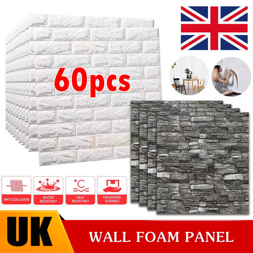 60pcs tile brick wall - brick,