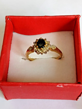 9ct Yellow Gold Sapphire And